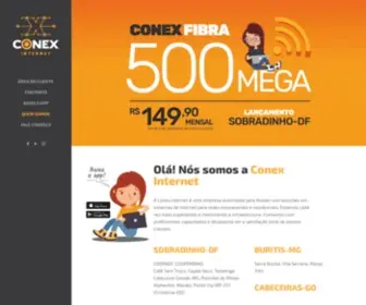 Conexinternet.com.br(Conex Internet) Screenshot