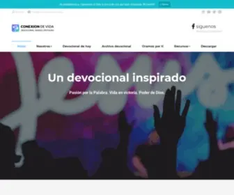 Conexiondevida.org(Devocional diario cristiano) Screenshot