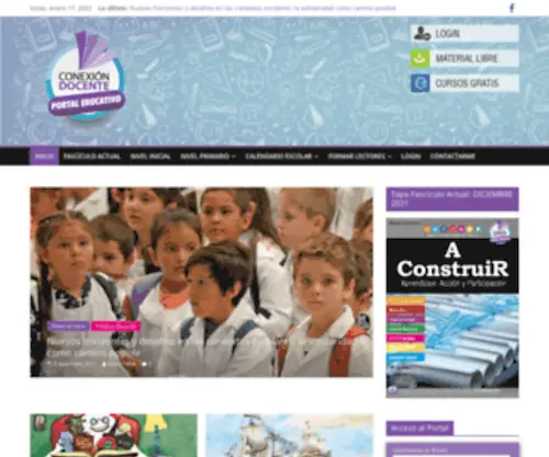Conexiondocente.com.ar(Grupo editorial) Screenshot