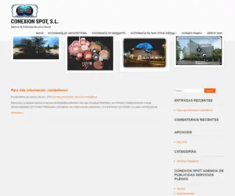 Conexionspot.es(Agencia de Publicidad Servicios Plenos) Screenshot