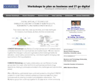 Conexo.com(Business Models for Sustainable Service Business) Screenshot