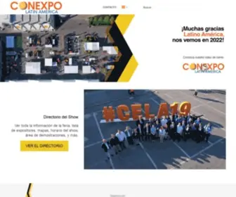 Conexpolatinamerica.com(CONEXPO Latin America) Screenshot