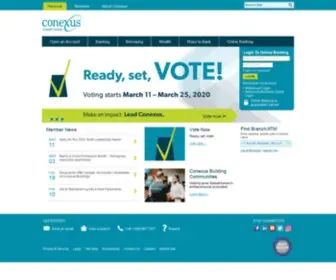 Conexus.ca(Personal Banking) Screenshot
