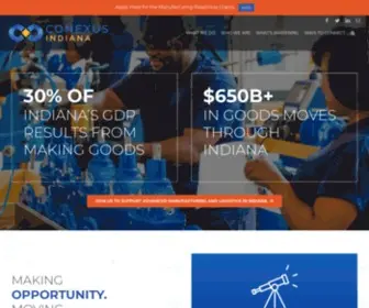 Conexusindiana.com(Conexus Indiana) Screenshot