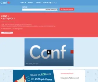 Conf-Plus.com(Bienvenue sur CONF) Screenshot