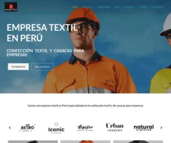 Confeccionesmasitex.com(Empresa Textil en Perú) Screenshot