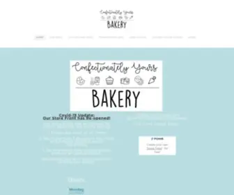 Confectionatelyyoursbakery.com(Confectionately Yours Bakery) Screenshot