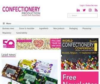 Confectioneryproduction.com(Confectionery processing news and editorial) Screenshot