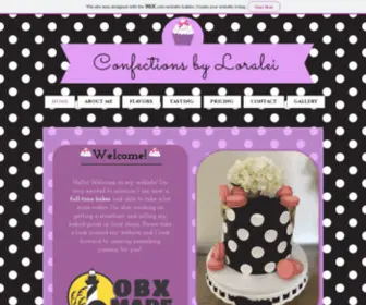 Confectionsbyloralei.com(HOME) Screenshot