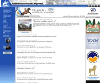 Confederaciongaucha.com.ar(Confederacion Gaucha) Screenshot