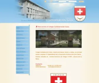 Confederacionsuiza.cl(Colegio) Screenshot