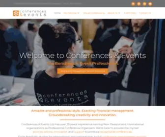 Confer.co.nz(Professional Conference and Event Managers) Screenshot