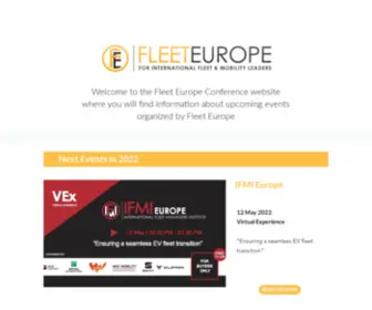 Conference-Fleeteurope.com(Fleet Europe) Screenshot