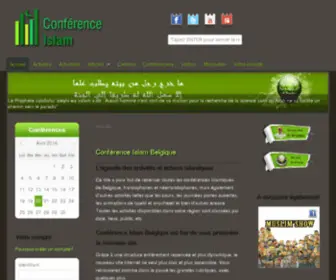 Conference-Islam.be(Conférence Islam Belgique) Screenshot