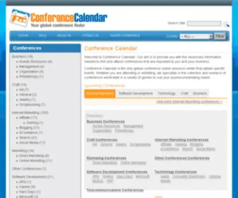 Conferencecalendar.com(Conference Calendar) Screenshot