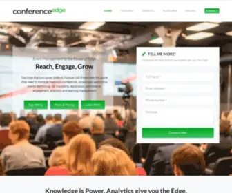 Conferenceedge.com(ConferenceEdge) Screenshot