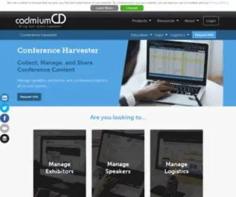 Conferenceharvester.com(Speaker & Expo Management Made Easy) Screenshot
