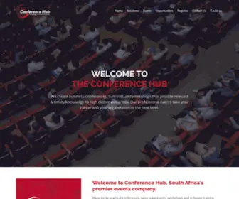 Conferencehub.co.za(Interacting, Learning & Innovating) Screenshot