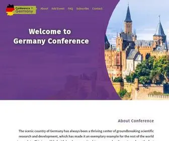 Conferenceingermany.com(Conference in Germany) Screenshot