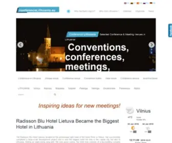 Conferencelithuania.eu(Lithuania) Screenshot