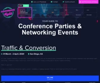 Conferencenights.com(Conference Nights) Screenshot