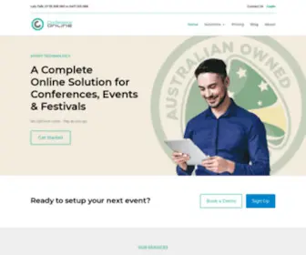 Conferenceonline.com.au(Conference Online) Screenshot