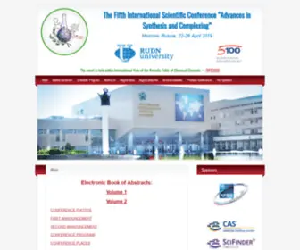 Conferencerudn.com(The Sixth International Scientific Conference) Screenshot