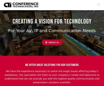 Conferencetech.com(Audiovisual Company) Screenshot