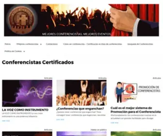 Conferencistas.org(Conferencistas Certificados) Screenshot
