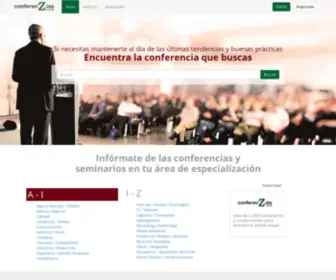 Conferenzias.com(Seminarios y Conferencias en) Screenshot
