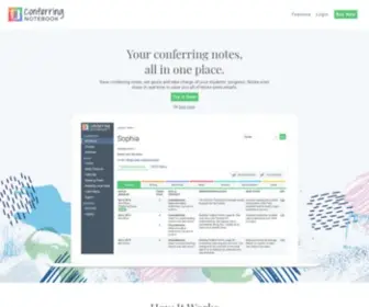 Conferringnotebook.com(HTML) Screenshot