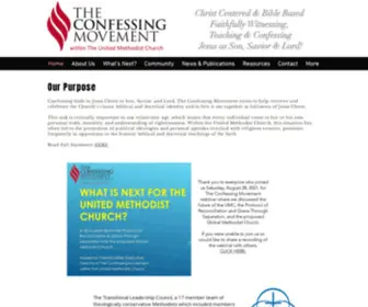 Confessingumc.org(The Confessing Movement Within The United Methodist Church) Screenshot