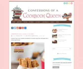 Confessionsofacookbookqueen.com(Confessions of a Cookbook Queen) Screenshot