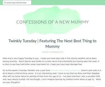 Confessionsofanewmummy.co.uk(Confessions of a new Mummy) Screenshot