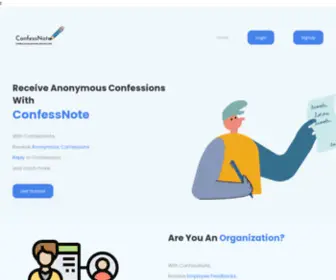 Confessnote.com(Send Messages Anonymously and Securely) Screenshot