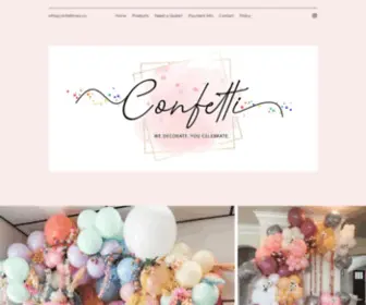 Confettinwa.com(Confetti NWA) Screenshot