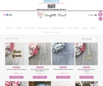 Confettiprint.com(Confetti Print) Screenshot