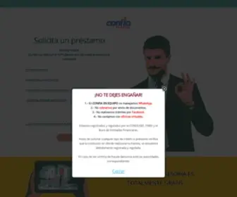 Confiaenequipo.com.mx(Confía) Screenshot