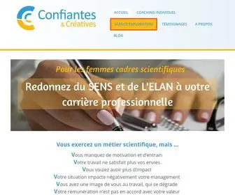 Confiantesetcreatives.com(Confiantes et créatives) Screenshot