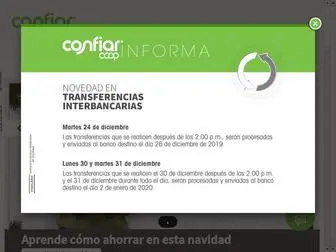 Confiar.coop(Cooperativa Financiera de Colombia) Screenshot