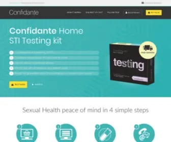 Confidantetest.com(Confidante) Screenshot