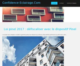 Confidence-Eclairage.com(CONFIDENCE AND LIGHT) Screenshot