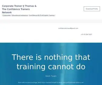 Confidencetrainers.com(Corporate Training) Screenshot