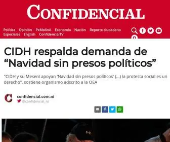 Confidencial.com.ni(Noticias de Nicaragua) Screenshot
