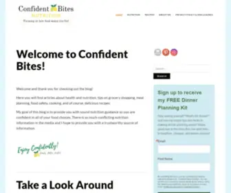 Confidentbites.com(Confident Bites Nutrition) Screenshot