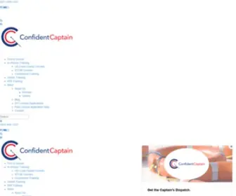 Confidentcaptain.com(Confident Captain) Screenshot