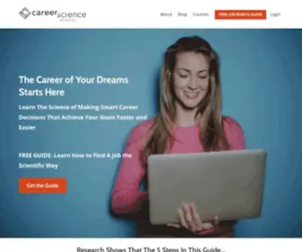 Confidentcareercoach.com(Career Science School) Screenshot