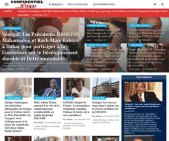 Confidentielafrique.com(Le pouvoir aux lecteurs) Screenshot