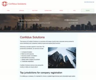 Confiduss.com(Company Registration) Screenshot