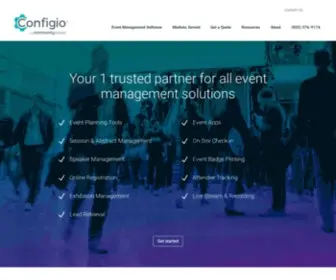 Configio.com(Event Management System) Screenshot